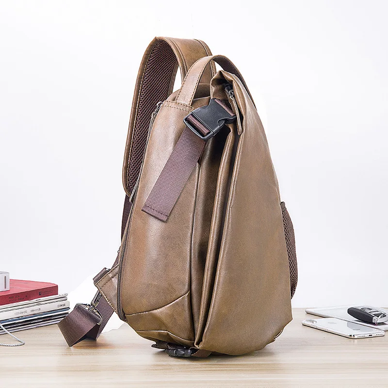

Men's Large Capacity Fashion Single Shoulder Slant Bag Korean Trend Bag