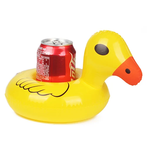 Детские аксессуары для плавания, защитное кольцо для шеи, круг для купания, Желтая утка, надувная чашка для воды - Цвет: duck