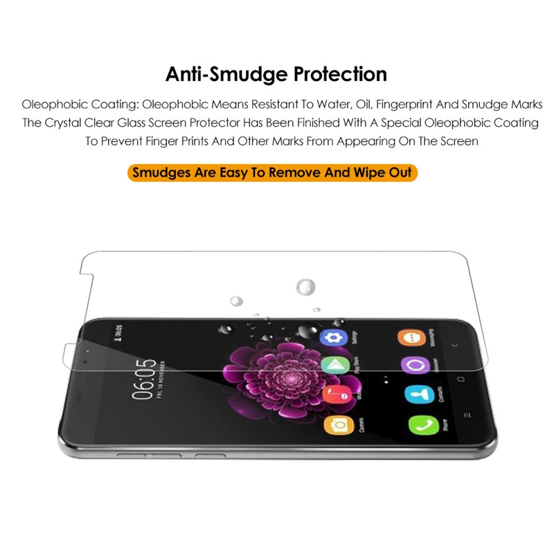 Закаленное стекло для Oukitel U20 Plus защита экрана 9H 2.5D на телефон защитная пленка