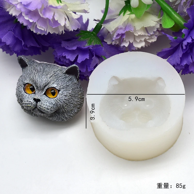 Силиконовая форма для выпечки Британский короткошерстный рисунок кошки DIY
