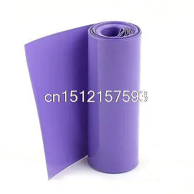 

Purple PVC Heat Shrink Tubing Wrap 85mm Flat Width 2m for 18650 Battery Pack