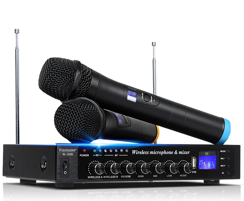 

Family KTV Set singing wireless Bluetooth KARAOKA Recording microphone 220V