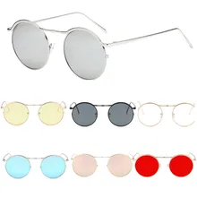 Новые женские унисекс модные круглые козырьки Ацетат Оправа УФ очки овальные очки ретро семь цветов 4,15