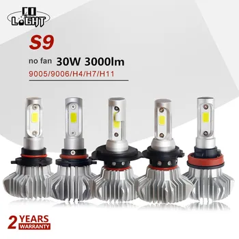 

CO LIGHT H4 Led Bulb H11 Led Headlight 30W H7 Led 9005 9006 Hb4 6000lm Diode Lamp for Auto Universal Car 12V 24V