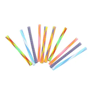 

10Pcs Pet Cat Spring Interactive Toys Durable Gauge Plastic Kitten Chewing Playing Toy