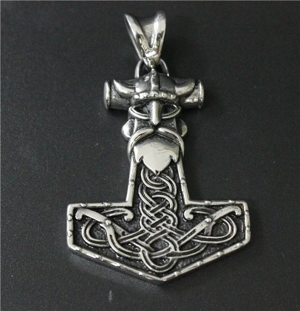 2016 Men Of Biker Pendant Mens 316L Stainless Steel Jewelry Fashion Thor Hammer | Украшения и аксессуары
