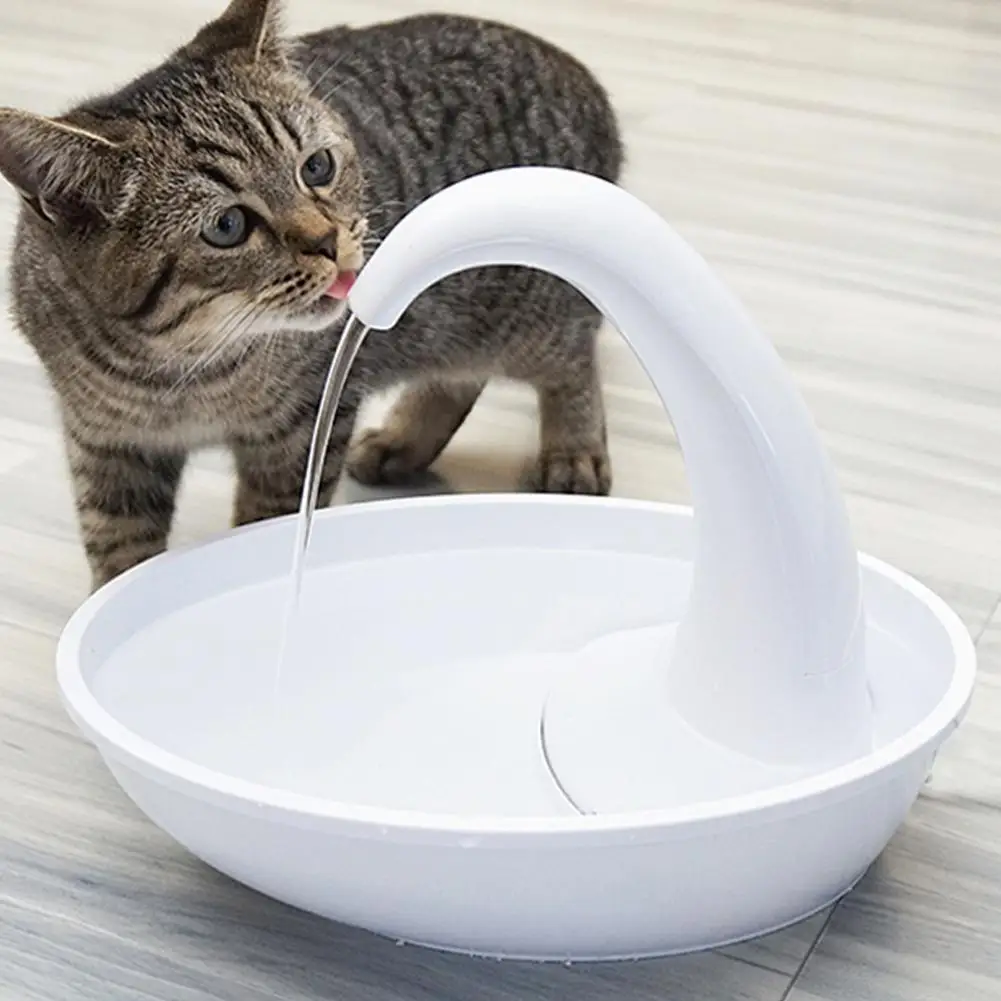 

HobbyLane White Swan Shape Automatic Water Dispenser USB Charging Drinking Fountain For Pet Cat Dog Water Drinking Machine