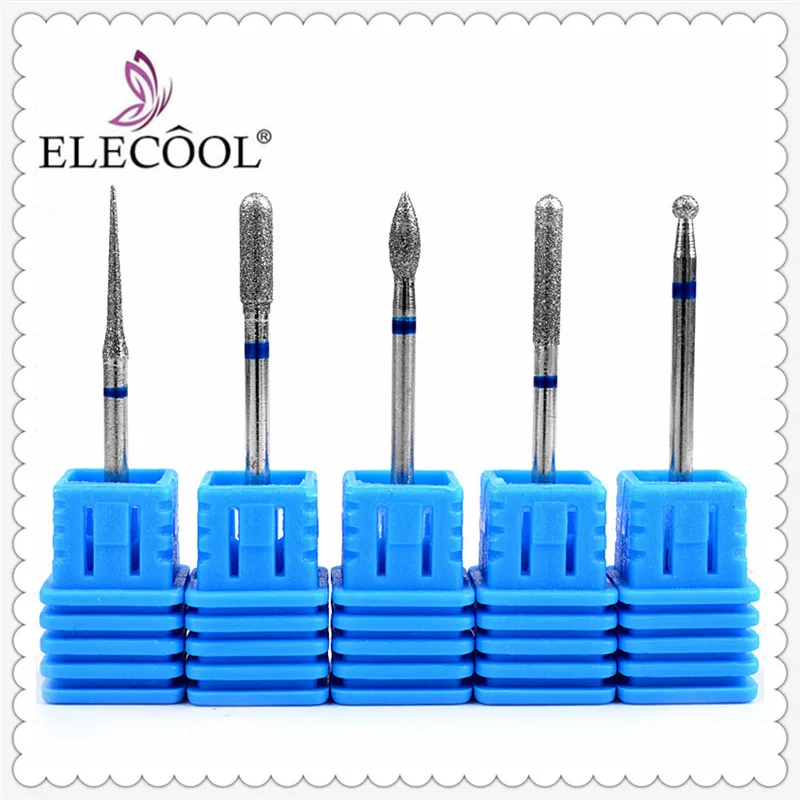 ELECOOL 5/1 шт. 5 видов профессиональный сверло резак для ногтей шлифовка Вольфрамовая