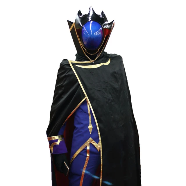 Code Geass Zero Lelouch Lamperouge Cosplay Costume Halloween Carnival Suits  Mens