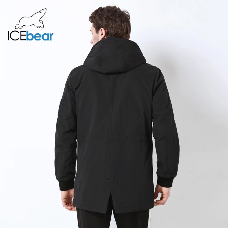 ICEbear новинка 2019 мужское осеннее пальто одежда высокого качества мужская куртка