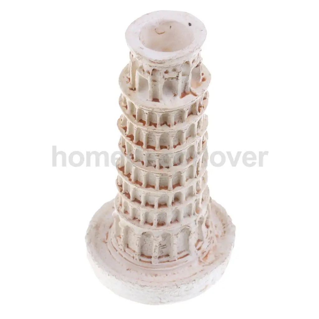 1Pc Resin Tower of Pisa Building Model Sculpture Statue for Home Table Decor