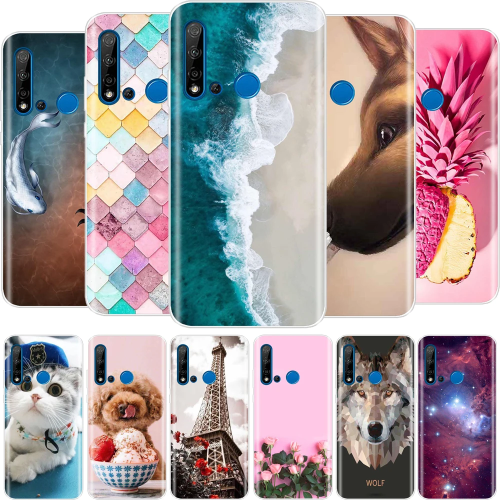 Чехол huawei P20 Lite 2019 силиконовый чехол для из ТПУ телефона |
