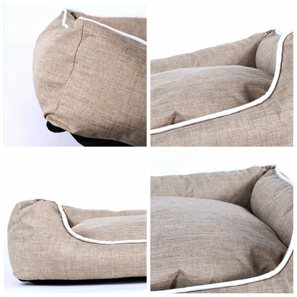 Solid Pet Dog Bed Sofa House Mats Kennel Cat Bed Sofa House Waterproof Washable Pet Dog Cat Bed House For Small Medium Large Dog (21)