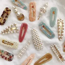 Ins Artilady, корейские заколки для волос, жемчужные заколки для волос для женщин, аксессуары для волос, головные уборы, ювелирный подарок, Прямая поставка