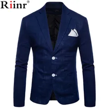 Весна и осень, большой размер, мужские повседневные одноцветные блейзеры, высокое качество, для джентльменов, мужской Тонкий Повседневный Белый костюм