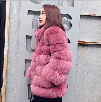 

2020 new winter coat collar imitation fur costume