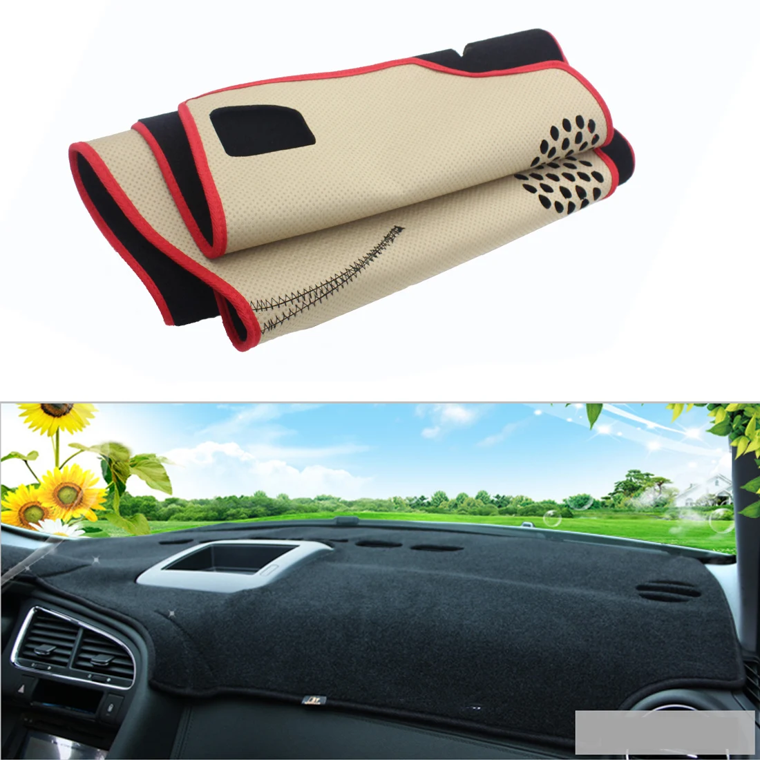 Fit For Peugeot 3008 2013 Car Dashboard Avoid Light Pad Instrument