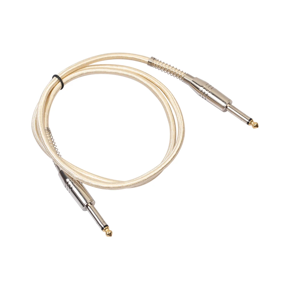 

1/1.8/3/5/10/15/20 Meters 6.35mm Stereo Male to Male Audio Cable Braided Mono Channel Electric Mixer Amplifier Aux Cord