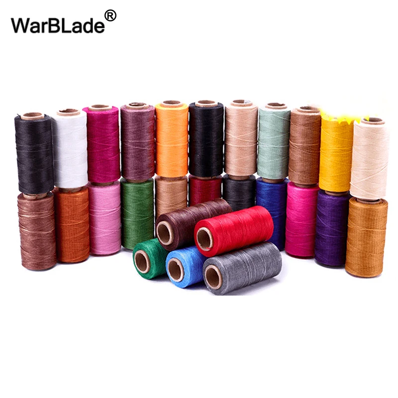 

High Quality 260m 1mm Waxed Cord Cotton Cord Polyester Leather Thread Sewing Threads For Shoes Luggage Bracelet Jewelry Making