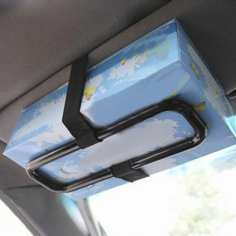 Портативный автомобильный солнцезащитный козырек тканевая бумажная коробка держатель Универсальный авто сиденье назад Бумага салфетка крепление к спинке сиденья авто аксессуары