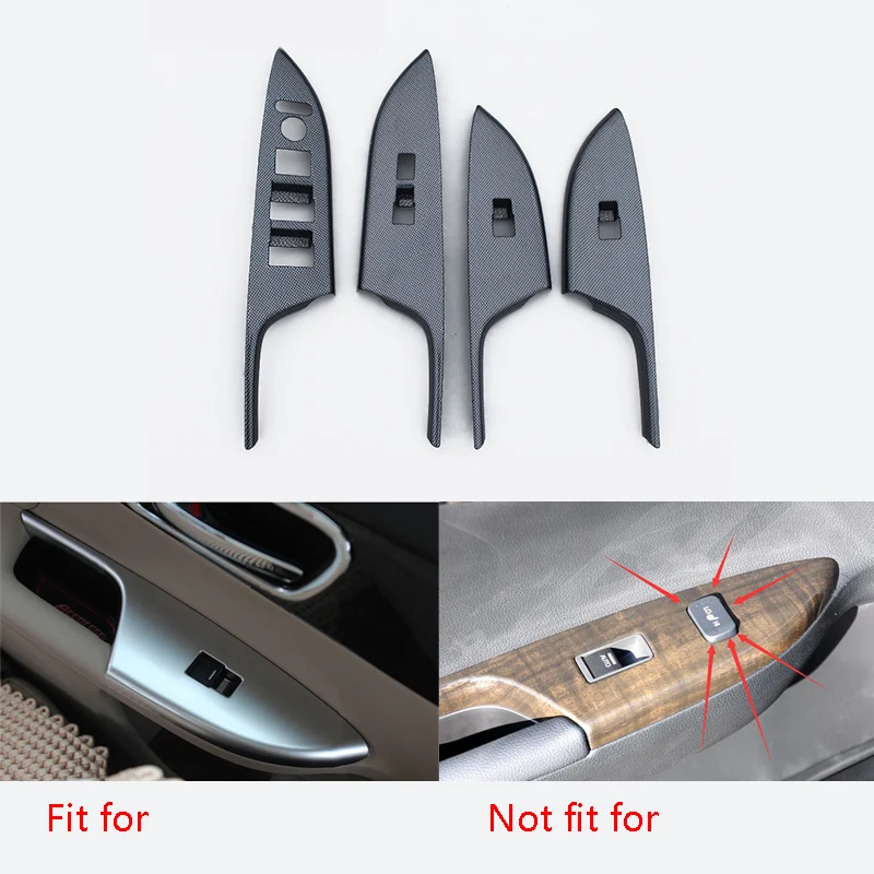 4pcs Door Window Lift Panel Cover trim For Honda Accord 13 2017trim covertrim paneltrim door