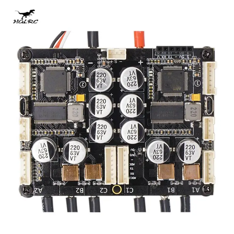 HGLRC-Flipsky Dual FSESC4.20 ESC Pro Switch Plus на основе VESC с анодированным алюминиевым радиатором DIY аксессуары запасные части