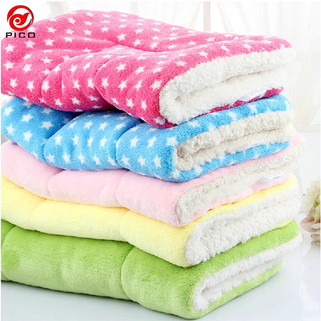 Winter Pet Dog Blanket Warm Soft Cushion Print Flannel Cotton Mattress Cats  Mat Puppy Blanket Bed Pads Dogs Pillow - AliExpress