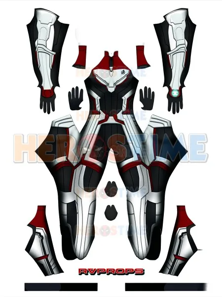 High Quality Avengers 4 Cosplay Costumes Female 3D Print Spandex Avengers Endgame film Quantum Realm Team Bodysuits for woman