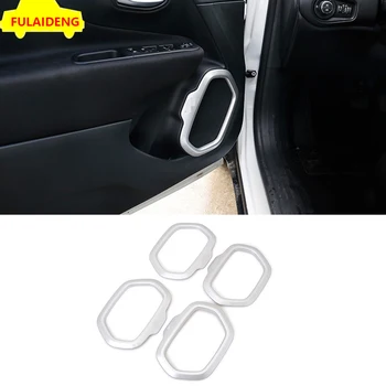 

4pcs For Jeep Renegade 2015-2018 4doors ABS Door Sound Speaker Audio Cover Trim Car Styling Accessories