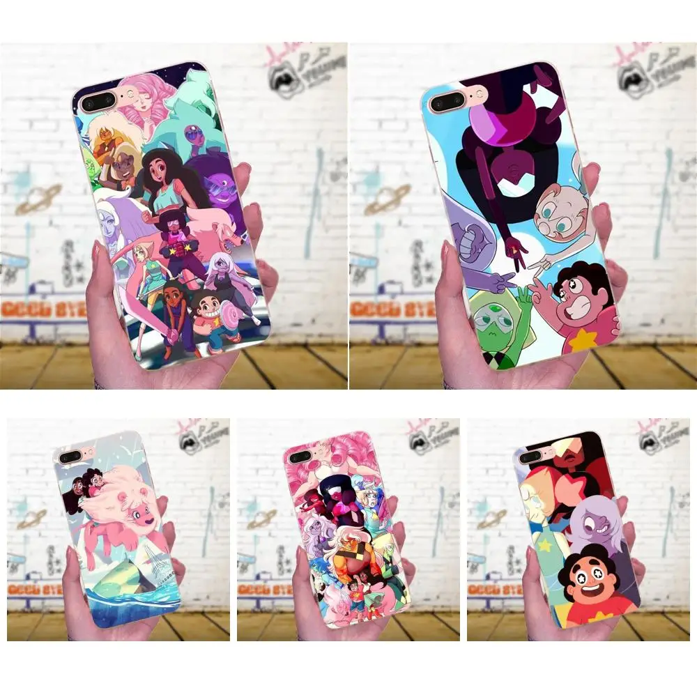 

Rubber Cell Phone Case For Galaxy J1 J2 J3 J330 J4 J5 J6 J7 J730 J8 2015 2016 2017 2018 mini Pro Cartoon Steven Universe