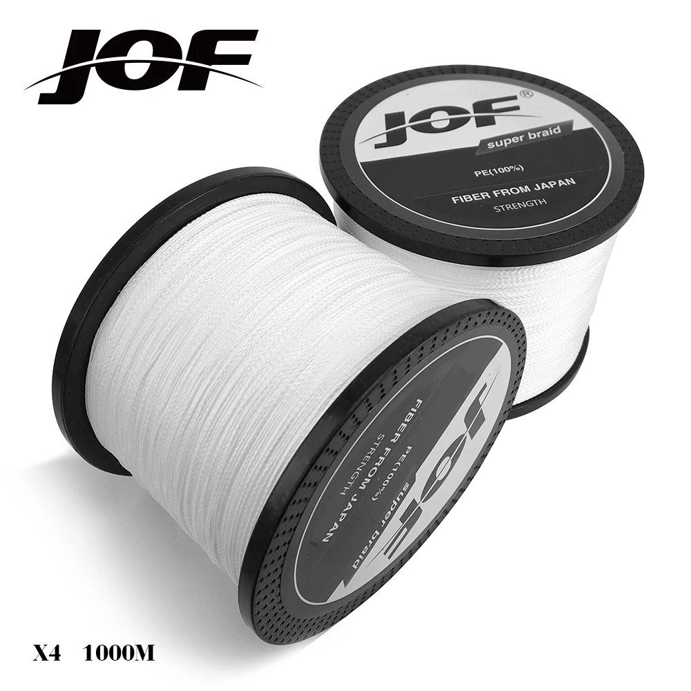 

JOF 1000M 18LB - 80LB PE Braided Fishing Line 0.16-0.50mm Strong Multifilament Fishing Line Carp Fishing Sea Fish Wire