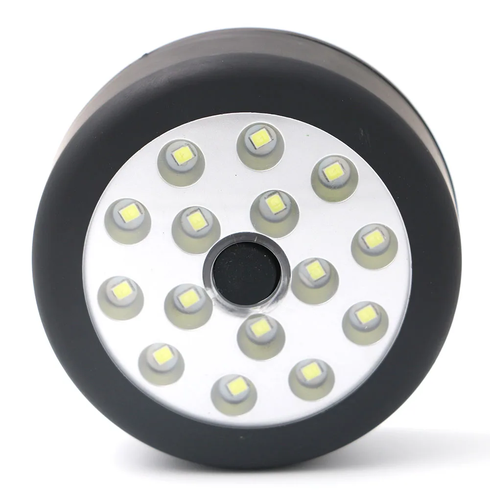 

Mini Portable LED Night Light Flashlight 15 LED Torch Lantern Work Light LED Camping Lamp with Built-in Magnet Hook Light