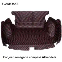 ทำจากอย่างเต็มที่ล้อมรอบเสื่อท้ายรถยนต์สำหรับรถจี๊ป renegade รถจี๊ปเข็มทิศ 2018 รถจี๊ป grand เชอโรกีรถอุปกรณ์เสริม