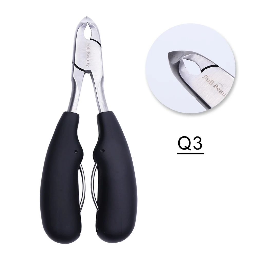 1 шт. кусачки для ногтей для удаления омертвевшей кожи плоскогубцы-ножницы для ухода за ногтями Маникюр Педикюр Инструмент LAQ1-8-1 - Цвет: Q3