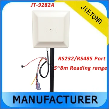 5 ~ 8 м-диапазон UHF RFID считыватель с RS232/RS485 интерфейс связи + бесплатная SDK и теги