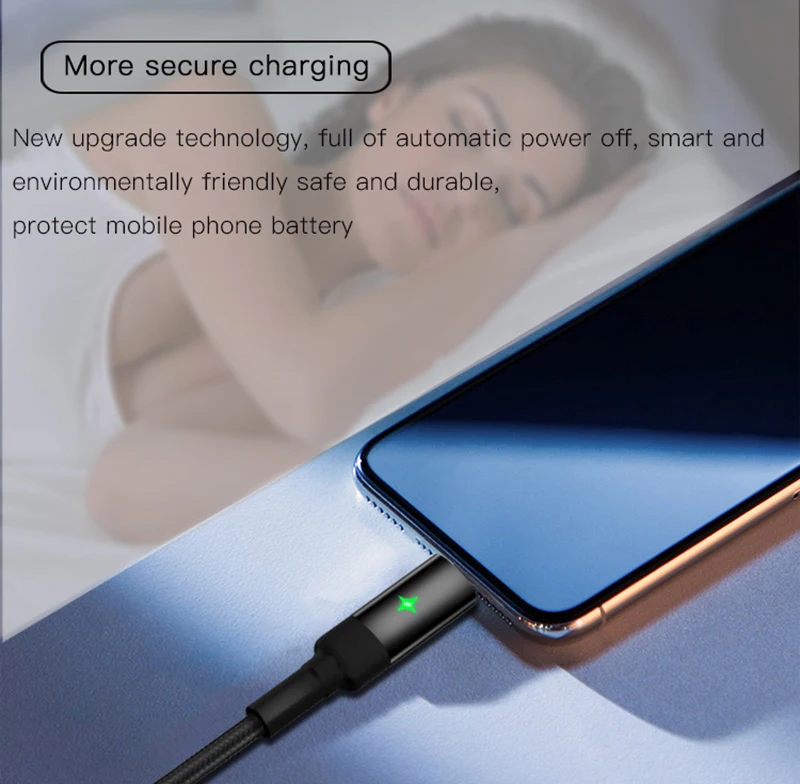 Usb type-C кабель для iPhone X XS XR 7 8 Plus автоматически отключается Быстрая зарядка для samsung S9 светодиодный кабель для синхронизации данных