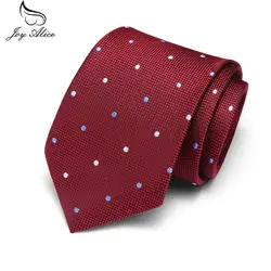 Новый дизайн Мужская Tie роскошный человек Цветочные в галстуки в горошек Hombre 7,5 см Gravata Галстук Классический Бизнес Повседневный галстук