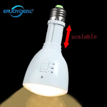 

4W E27 AC85-265V retractable flashlight energy saving bulb led bulb rechargeable Multifunction Emergency Light