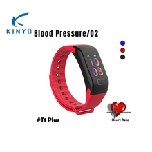 KINYO Прохладный спорта сердечного ритма фитнес-трекер монитор водонепроницаемый смарт-браслет health Monitor смарт-браслет TLWT1 плюс
