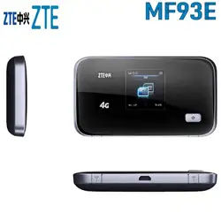 Оригинальный разблокированный 100 Мбит/с zte MF93E 4G LTE Карманный Wi Fi маршрутизатор поддерживает LTE FDD и TDD