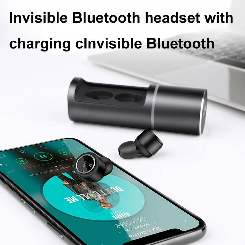 M2+ мини Bluetooth наушники Невидимый Близнецы истинный Беспроводной Bluetooth 5,0 гарнитура стерео наушники спортивные наушники Bluetooth