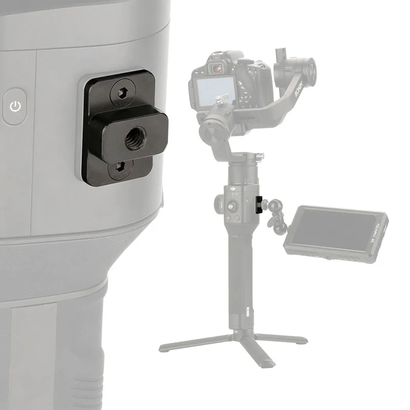 AgimbalGear-Qucik-Release-Mounting-Board-Plate-for-Dji-Ronin-S-Replace-Mount-Threaded-Holes-Extend-Port (2)