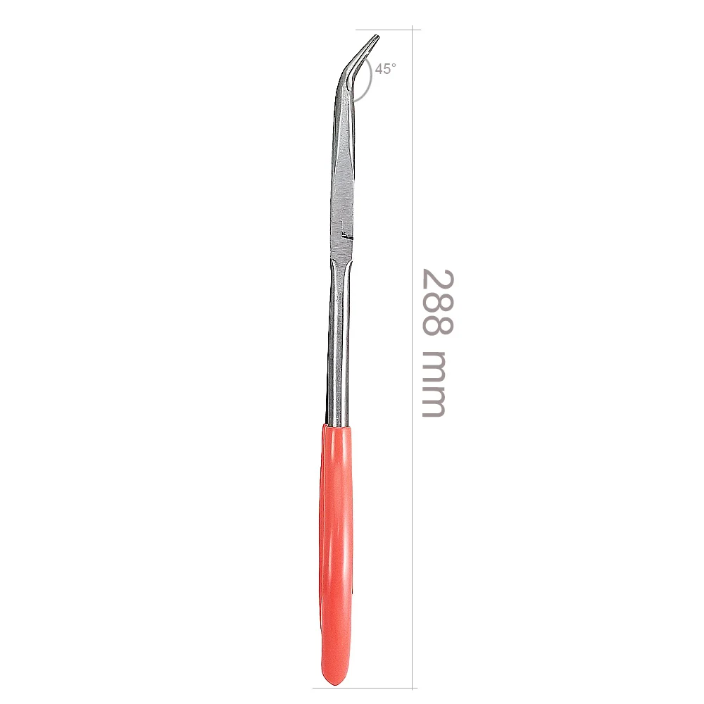 11 Inch Long Reach 45 Degree Bent Needle Nose Pliers (4)