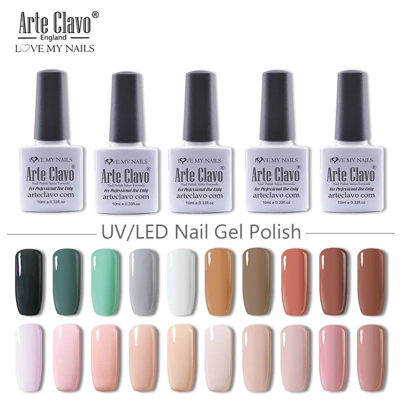  Arte Clavo Gel Varnish 10 ml Gel Nail Polish 79 Colors Nail Art For Manicure UV Nail Gel Lacquer So