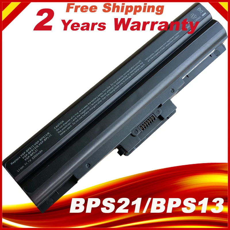 

Battery for Sony VAIO VGP-BPS13A/S VGP-BPS13AS VGP-BPS13B/S VGP-BPS13 VGP-BPS21A Black