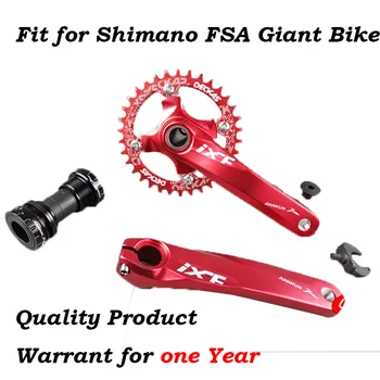 

Mountain Bike Bicycle 170mm Crankset Crank Sprocket Aluminum Alloy Road Bike Chainwheel Fit For Shimano FSA XTC 750