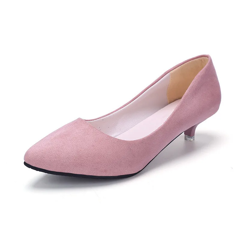 DRFARGO/женские туфли-лодочки офисная и деловая обувь на каблуке «рюмочка» 3 см sapato feminino; Классическая обувь без шнуровки с закрытым носком; Femme Chaussure talon8 - Цвет: YM219 pink