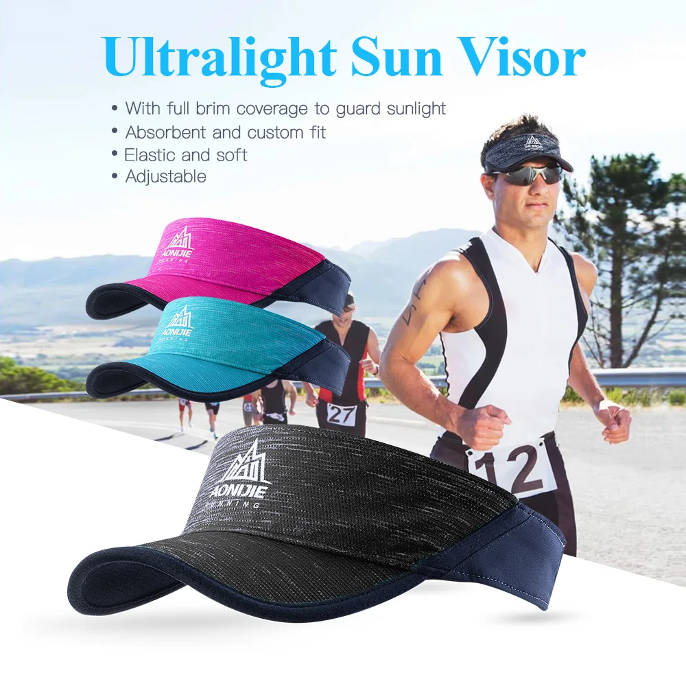 Новая Спортивная Кепка на открытом воздухе козырек для бега Sunlight Shading Кепка бейсбольная кепка для бега Туризм Велоспорт марафон Рыбалка