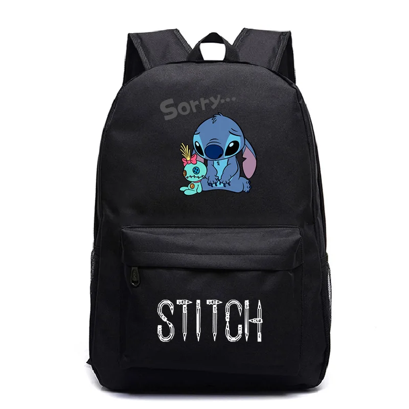 Kawaii Stitch рюкзак студентов обратно в школу подарок сумки красивый шаблон подростков Mochila красивые девочки мальчик путешествия рюкзак - Цвет: 7