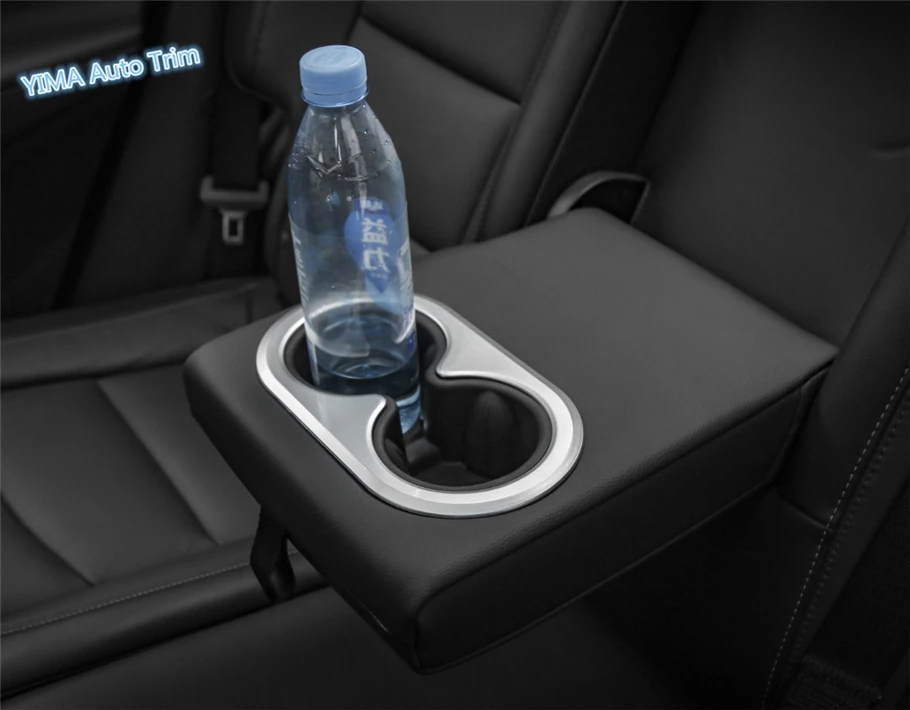 

Lapetus Auto Styling Rear Seat Water Cup Holder Frame Cover Trim / 3 Color For Choice For Chevrolet Equinox 2017 2018 2019 ABS